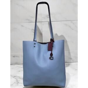 Coach 88341 Plaza Polished Pebble Leather Tote Bag